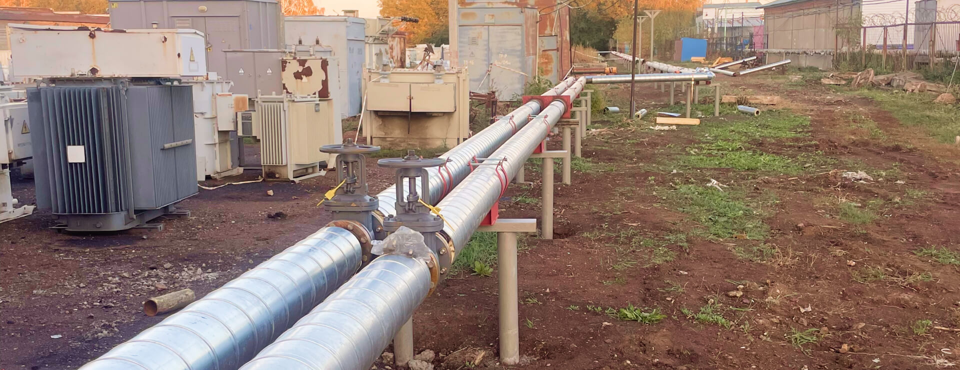Прокладка теплотрассы на объекте  АО «Оренбургнефть» в г. Бузулук