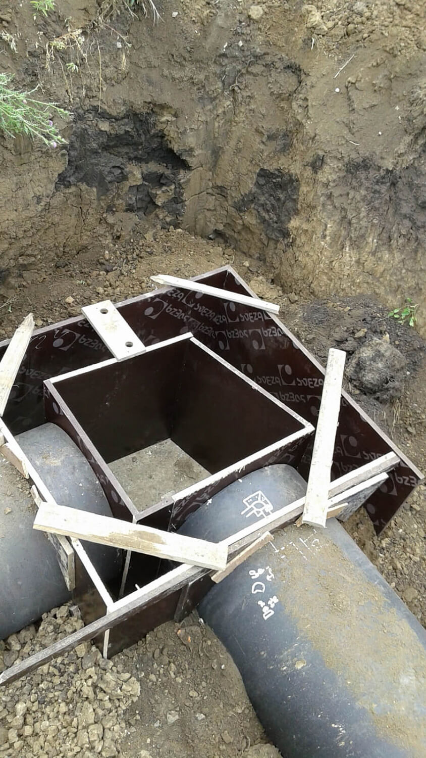 Строительно-монтажные работы по сооружению сетей водоснабжения и канализации